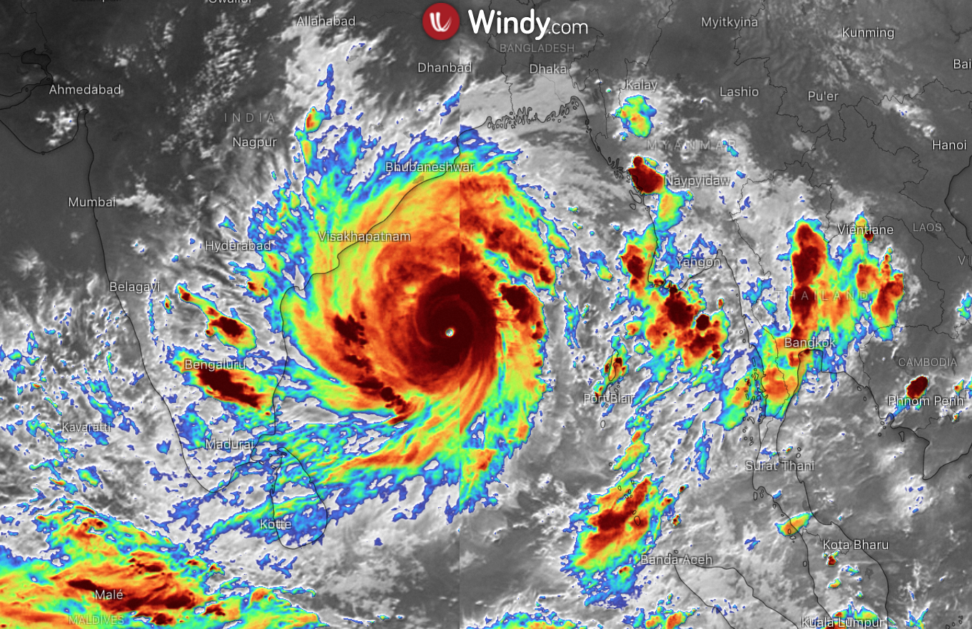 Tropical cyclone Amphan continues to weaken