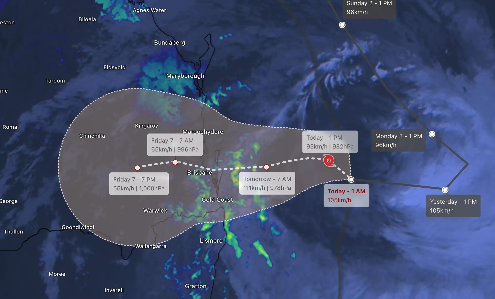 Tropical Storm Alfred Is Approaching Brisbane. Here's How To Track the Storm
