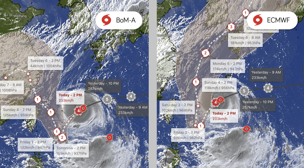 Photo: Windy.com; desc: Hurricane Tracker - Hinnamnor & Satellite BLUE; licence: cc