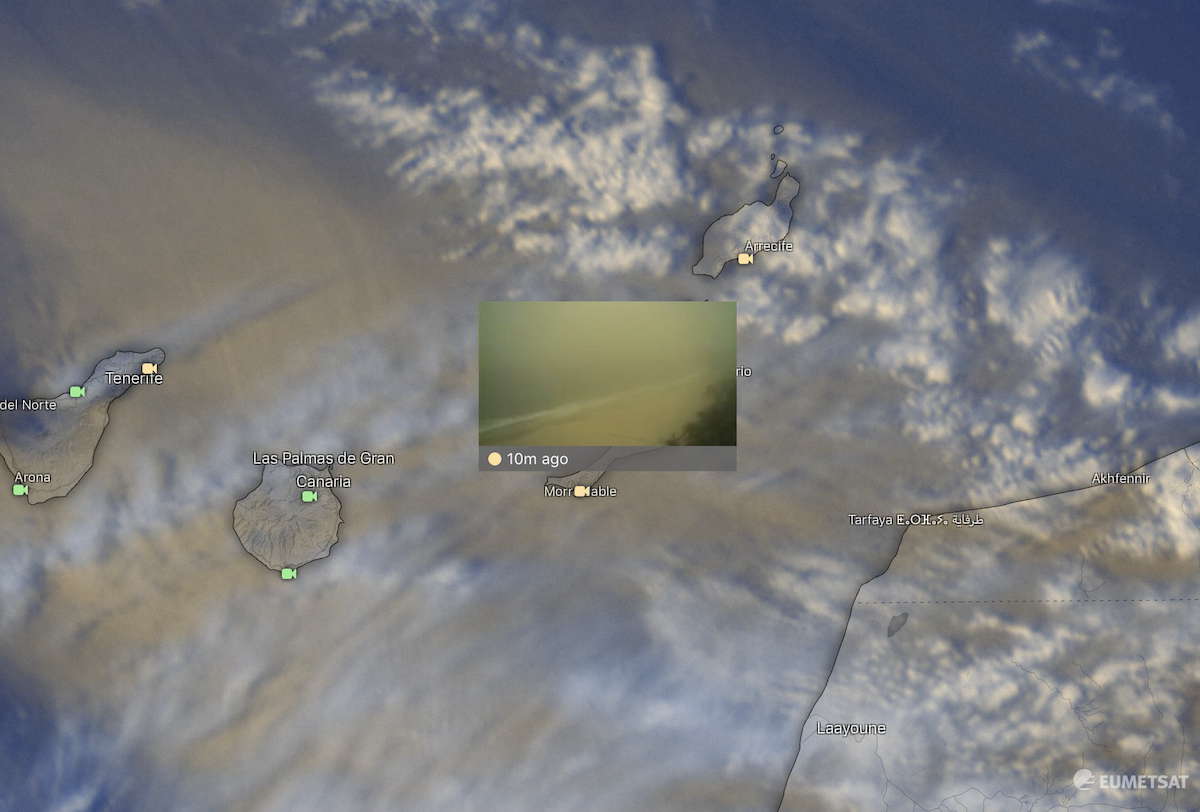 Canary Islands hit by massive African dust storm