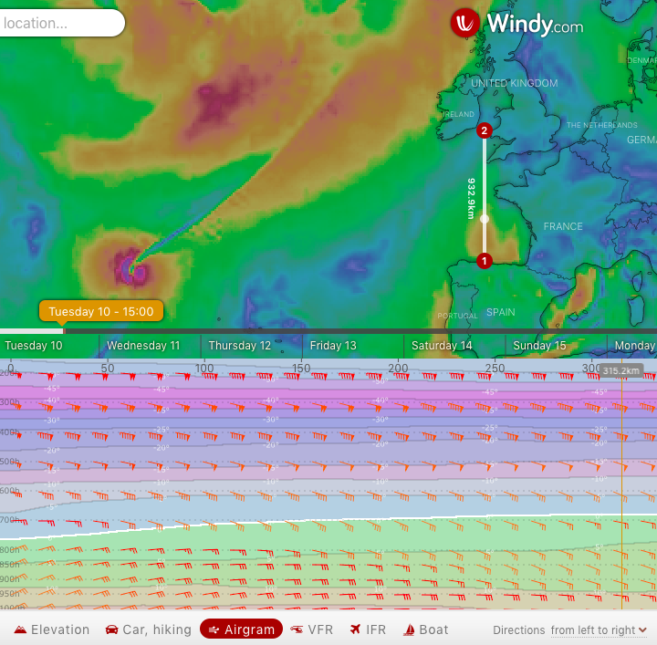 Windy Tutorial: How to use a route planner @ Windy Community